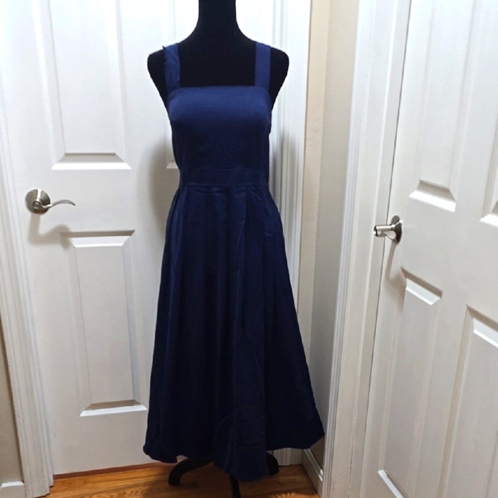 NWT Elegant Navy Blue Two Piece Bolero Dress